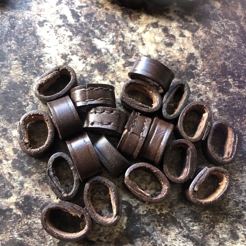 Job lot new leather keepers - lot,