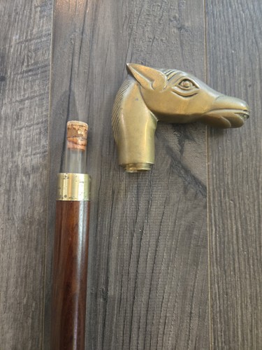 Vintage brass horse head - vintage,
