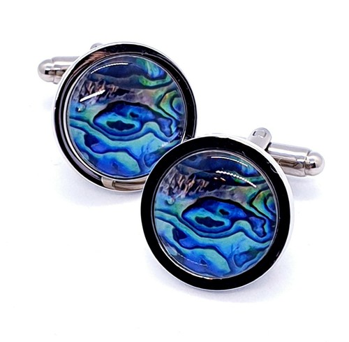 Unique abalone shell - unique, cufflinks