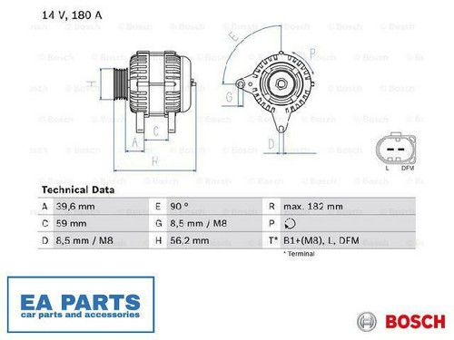 Alternator for beetle - for, vw