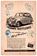 Vtg Triumph Mayflower