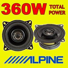 ALPINE 360W TOTAL 2WAY 10cm/4" SXV-1025E SXE-1025S CAR/VAN DOOR SHELF SPEAKERS