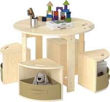 Puecrof Kids Table and Stool