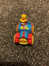 Vintage 1989 McDonalds Ronald McDonald Open Top Car Toy Moving Parts Rare VGC UK