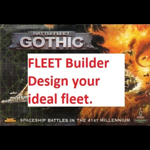 Battlefleet gothic fleet - gothic,