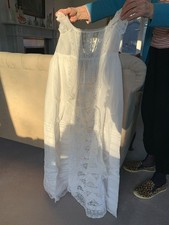 vintage lace and cotton