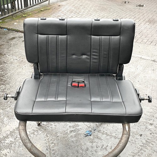 Black leather 3rd row - leather,