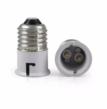15W ES E27 to BC B22 Bulb Holder Converter Adapter Holder Converter E27 To B22
