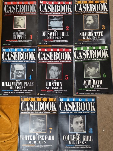 Murder casebook magazines - casebook,