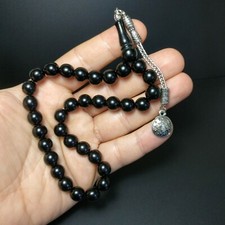 Jet Worry Beads Oltu Tesbih
