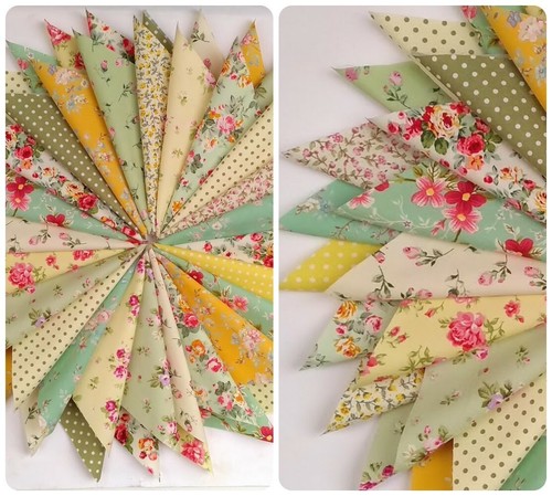 100 cotton green mix fabric - cotton,
