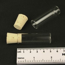 Clear Glass Test Tubes x 10