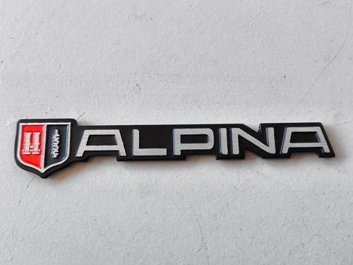 Alpina silver rear trunk - rear,