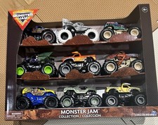 MONSTER JAM 9 Truck Collection 1:64 Die cast Monster trucks brand new