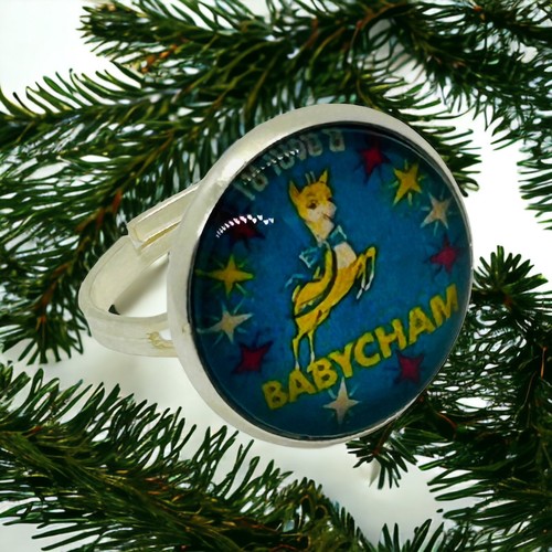 Unique babycham ring retro - unique,