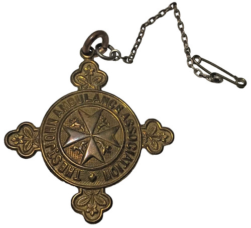 John ambulance medal to - john,