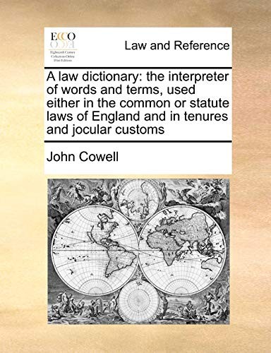 Cowell law dictionary the - -,