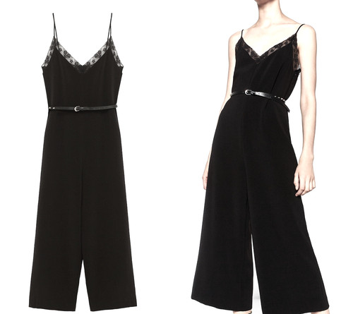 Zara black belted jumpsuit - zara,
