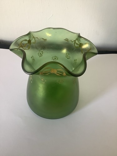 Loetz glass style iridescent - loetz,