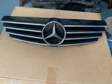 Mercedes-Benz CLK W209 Front Bumper Upper Radiator Grill Coupe Black