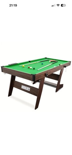 6ft foldable snooker - 6ft, pool