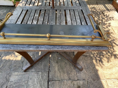 Antique solid brass - , fire