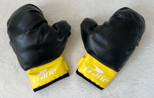 Crane kids play boxing - crane, gloves