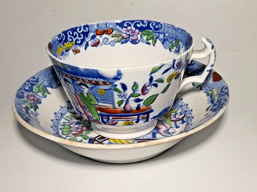 Antique blue white porcelain - blue,