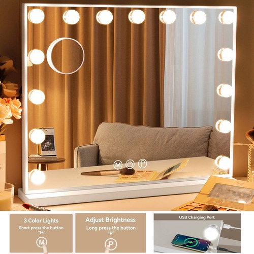 Large hollywood vanity - large, makeup