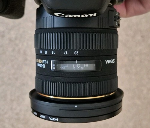 Sigma 20mm lens - 10-20mm, f/3.5