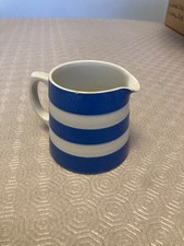 T G Green Cornishware 8cm Milk Jug with Green Shield Mark  (slightly damaged)
