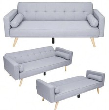Fabric Sofa Bed 3 Seater Click