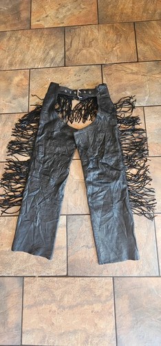 Vintage black leather - (20)vintage,