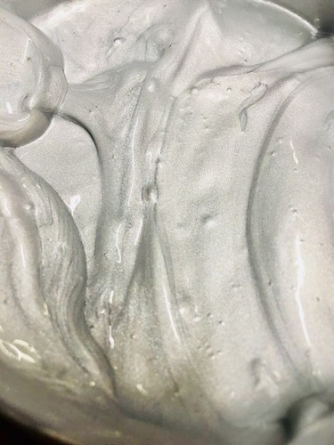 Metallic silk screen printing - metallic,