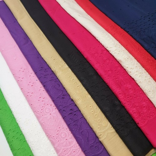 100 cotton lawn - 100%, broderie