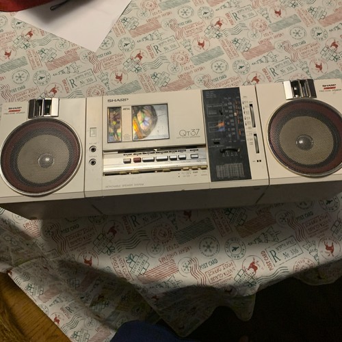 Sharp qt37z white stereo - qt37z, radio