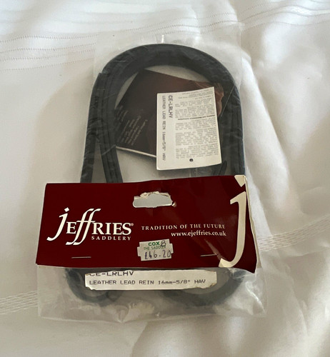 Jeffries saddlery leather lead - jeffries,