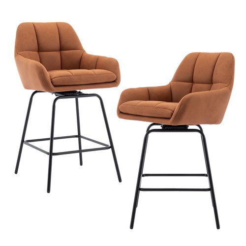 Balmain tan upholstered swivel - balmain,