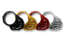Cnc Transparent Oil Clutch Cover Ducati Monster 696 2008-2014 Red