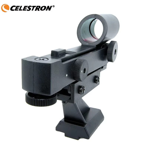 Red dot finder pointer - red, star
