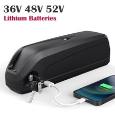 Ebike battery 36V 48V 52V 20Ah Lithium for 250w 500w 750w 1000w 1500w motor