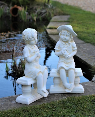 Garden ornaments girl - garden,