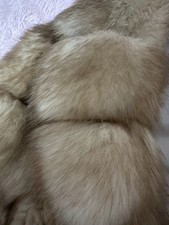 Winter farming Fox fur coat