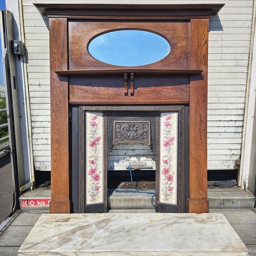 1920s mahogany fire - 1920s, surround