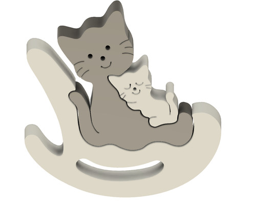 Kity cat wall art - cat, nursery