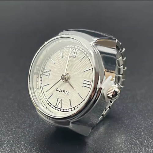 Unisex white and silver quartz - unisex,