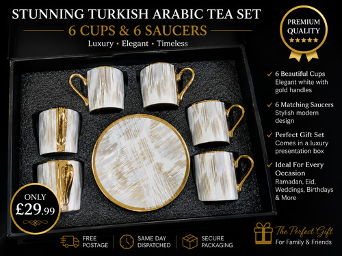 Turkish arabic tea coffee set - arabic,