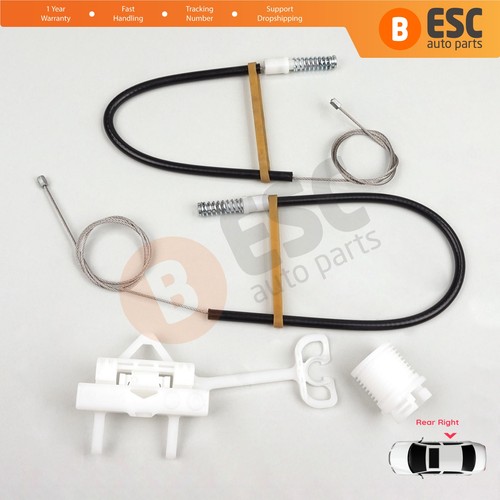 Manual window regulator rear - window,