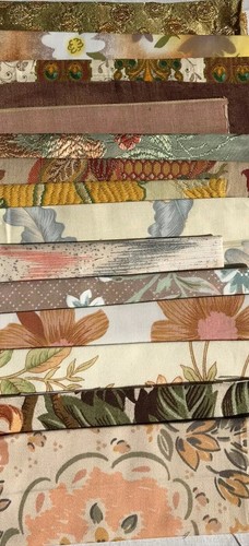 100g vintage fabric scrap - fabric,