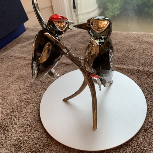 Swarovski crystal woodpeckers - crystal,